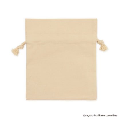 ちいかわ ふわふわワッペン 巾着（うさぎ）