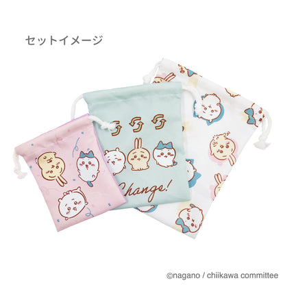 吉伊卡哇 三件装束口袋（角色互换款）