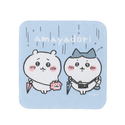 Chiikawa Good friends Outing Hand Towel (Taking Shelter)