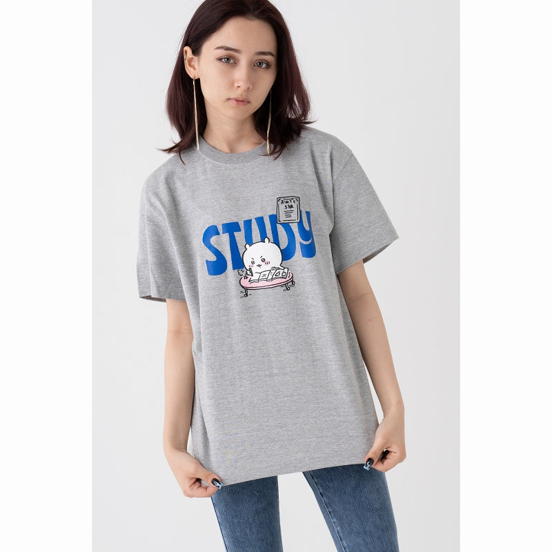 치이카와 공부 T셔츠 (멋 그레이)