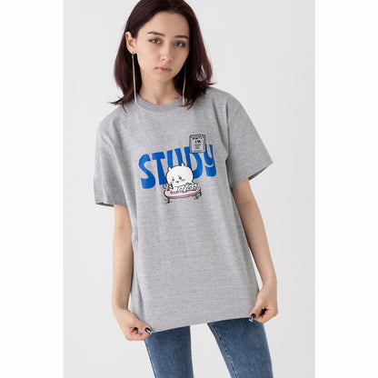 치이카와 공부 T셔츠 (멋 그레이)