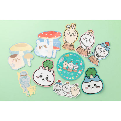 ちいかわ ゆるカットビッグステッカー（木のハチワレ）