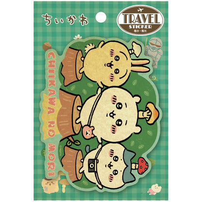 ちいかわ トラベルステッカー（1）ちいかわ＆ハチワレ＆うさぎ