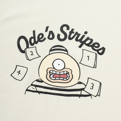 吉伊卡哇 T恤 頌條紋款 冰霜綠