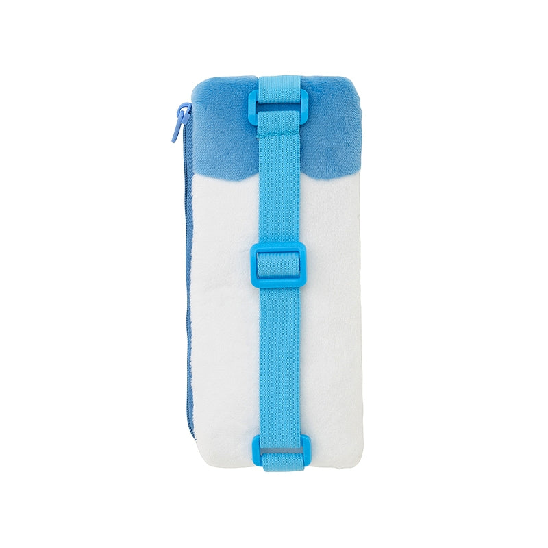 ちいかわ ぺったりぬいぐるみペンポーチ（手帳などにつけられるゴムバンド付き）（ハチワレ）