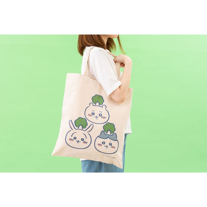 ちいかわ ちいかわの森フラットな大きめトート