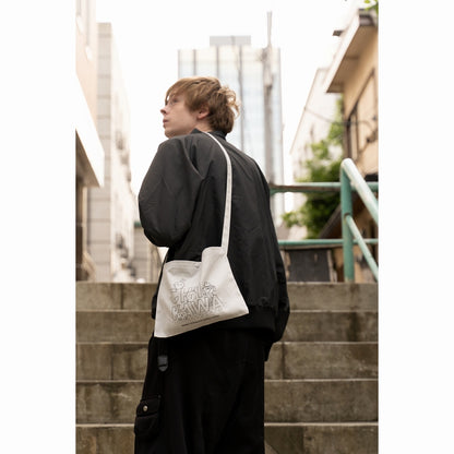 ちいかわ キャンバス サコッシュ 集合（ナチュラル）