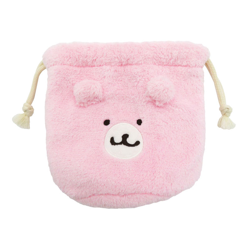 Chiikawa Face Drawstring Pouch (Bear Pouch)