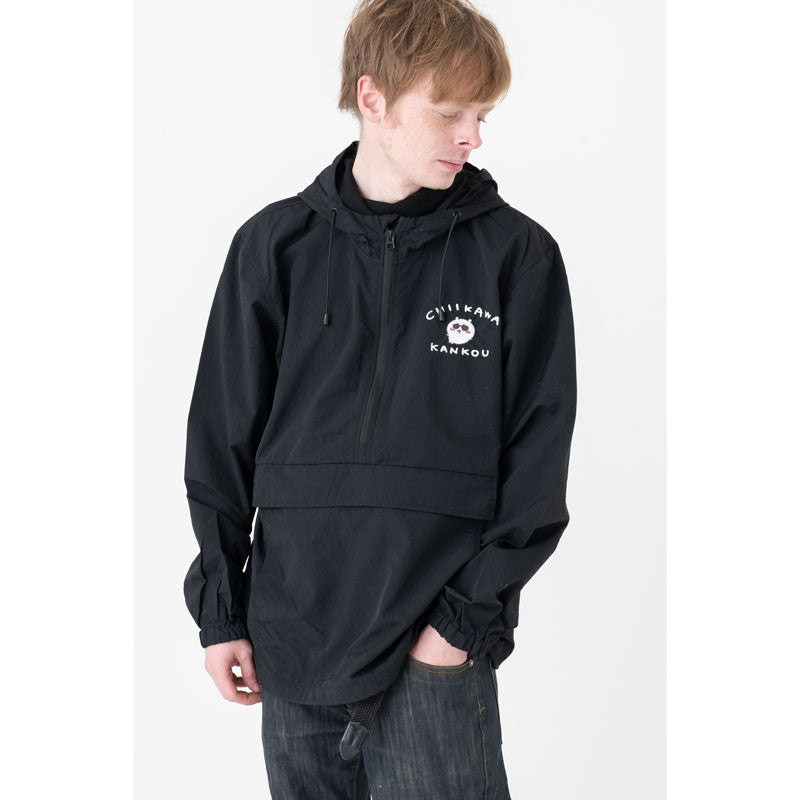 Anorak jacket with recycled padding
