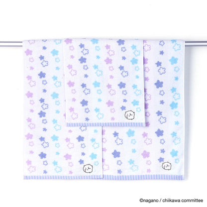 Chiikawa Small Bath Towel (Pop Star Blue)