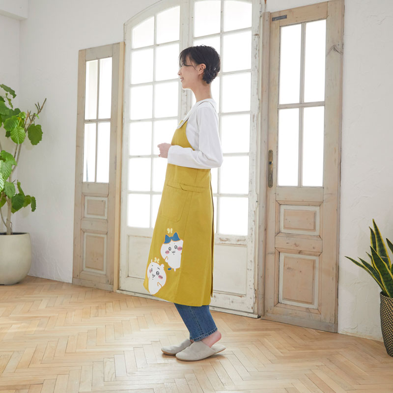 吉伊卡哇 背部交叉工作圍裙