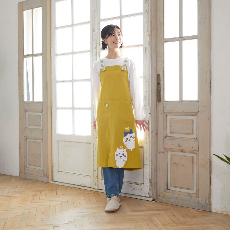 吉伊卡哇 背部交叉工作圍裙