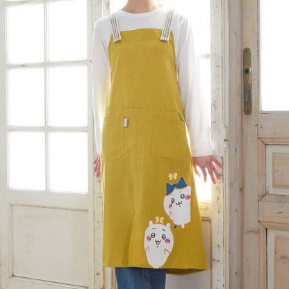 吉伊卡哇 背部交叉工作圍裙