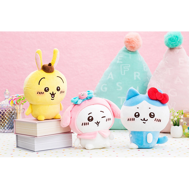 Chiikawa x Sanrio 캐릭터 Plush Tom (Chikawa My Melody)