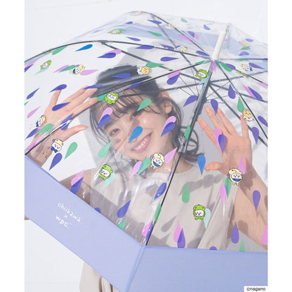 Chiikawa Vinyl Umbrella (Raincoat Pattern)