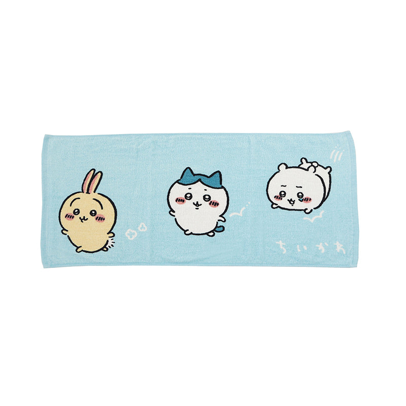 Chiikawa Face Towel 2P BL (Running)