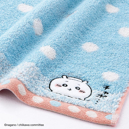 吉伊卡哇 洗脸巾（浴室 蓝色）