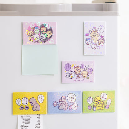 吉伊卡哇 天使?惡魔 全息方形磁鐵（深夜大吃）