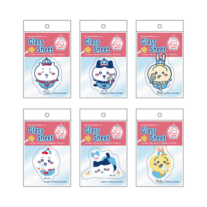 ちいかわ ワクワクゆうえんち ダイカットグラスシート A9（ハチワレメイン）